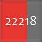 22218 - hi-vis rød/mørk antracit