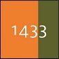 hi-vis orange moss green