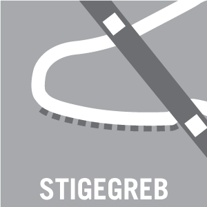 Stigegreb - Piktogram