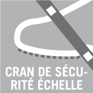 Cran de sécurité pour échelle