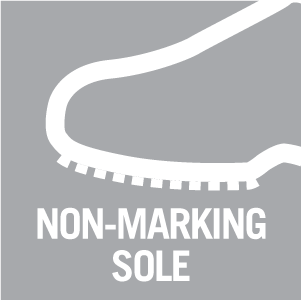 Non-marking sole – no scuff marks