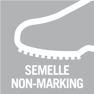 Semelle non marking – ne déteignant pas