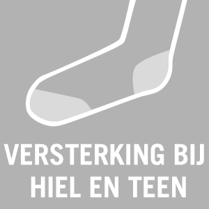 Versterking bij hiel en teen