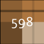 Flannel skjorte - nøddebrun ternet - 708