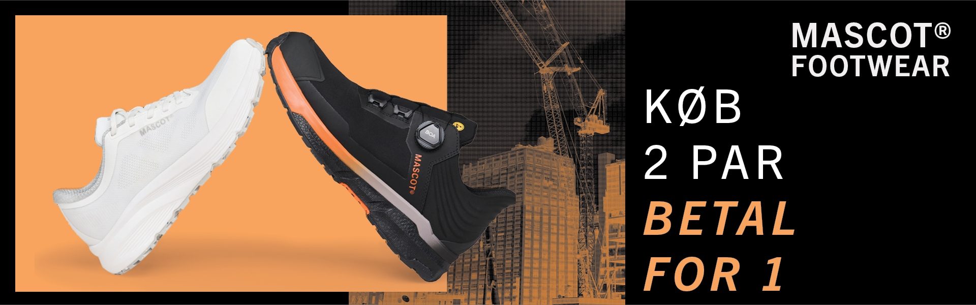 MASCOT Footwear kampagne - køb to par, betal for et