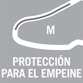 Protección para el empeine