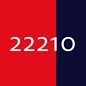 22210 - hi-vis red/dark navy