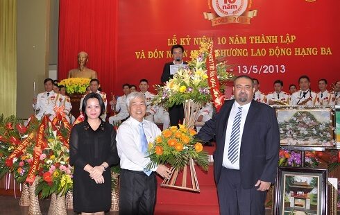 Palkinto Vietnamin tuotannolle vuonna 2013