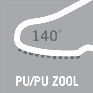 Zool van PU/PU, bestendig tot 140° C