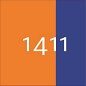 1411 - hi-vis orange/kobolt