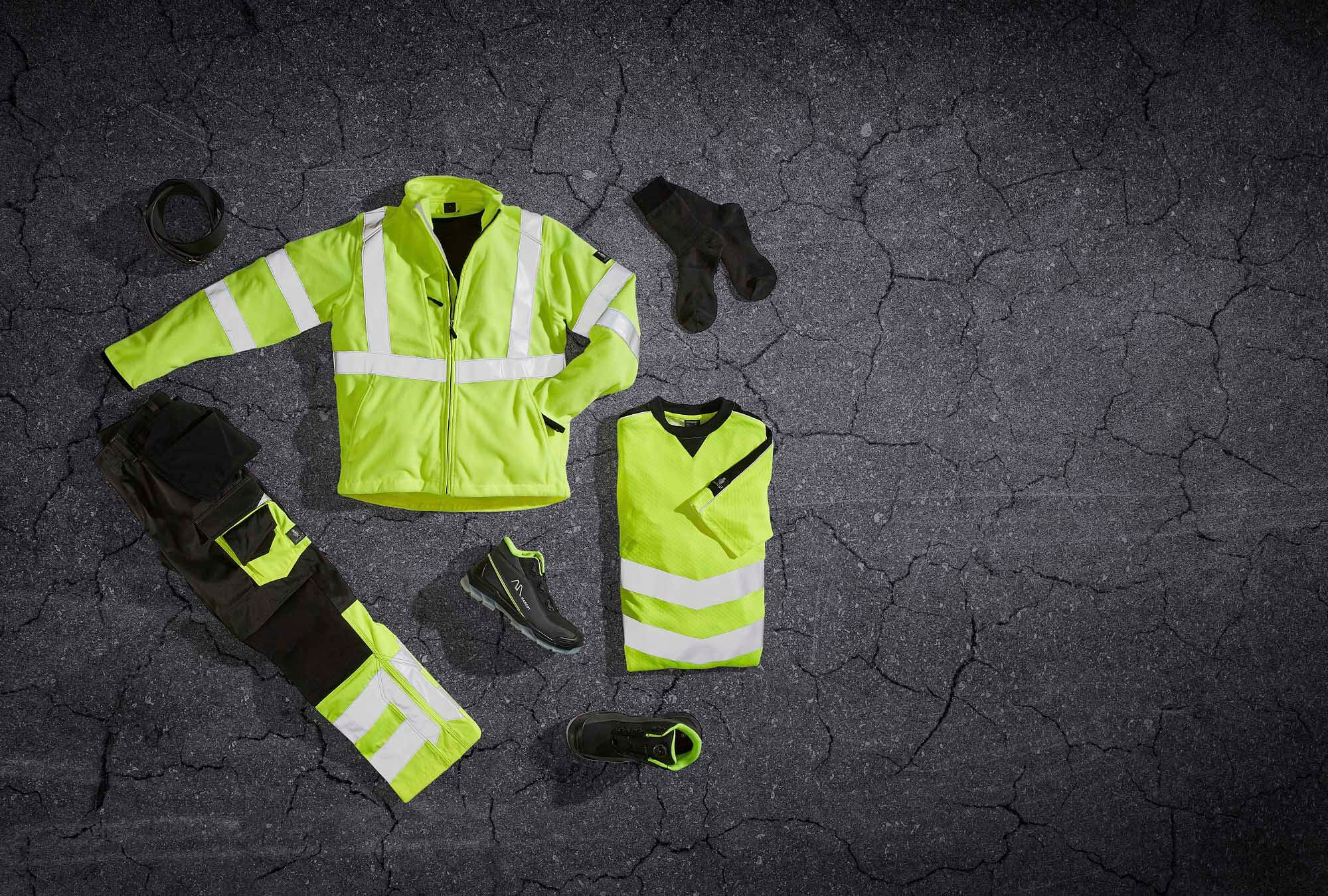 Fluoreszierende gelbe Arbeitskleidung – MASCOT Warnschutz