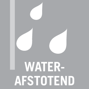 Waterafstotend - Pictogram