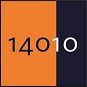 14010 - hi-vis orange/mørk marine