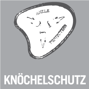 Knöchelschutz - Piktogram