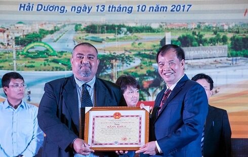 Pris for produktionen i Vietnam 2017