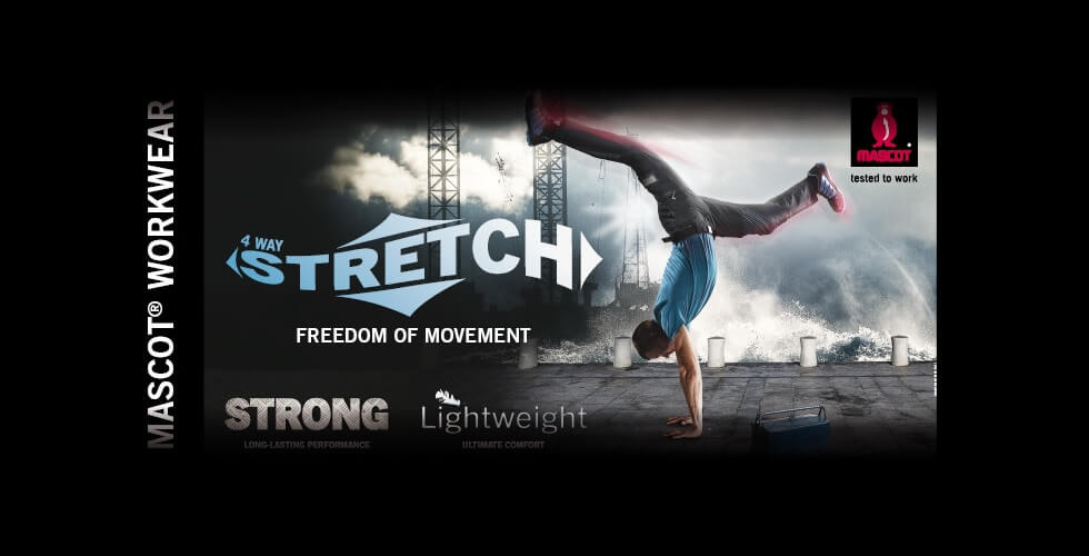 STRETCH Spodnie - Dla mediów 2017