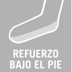 Refuerzo bajo el pie