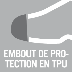 Embout de protection en TPU - Pictogramme
