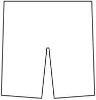 Shorts/¾ length trousers - Drawing