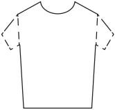 T-Shirt/Weste - Zeichnung